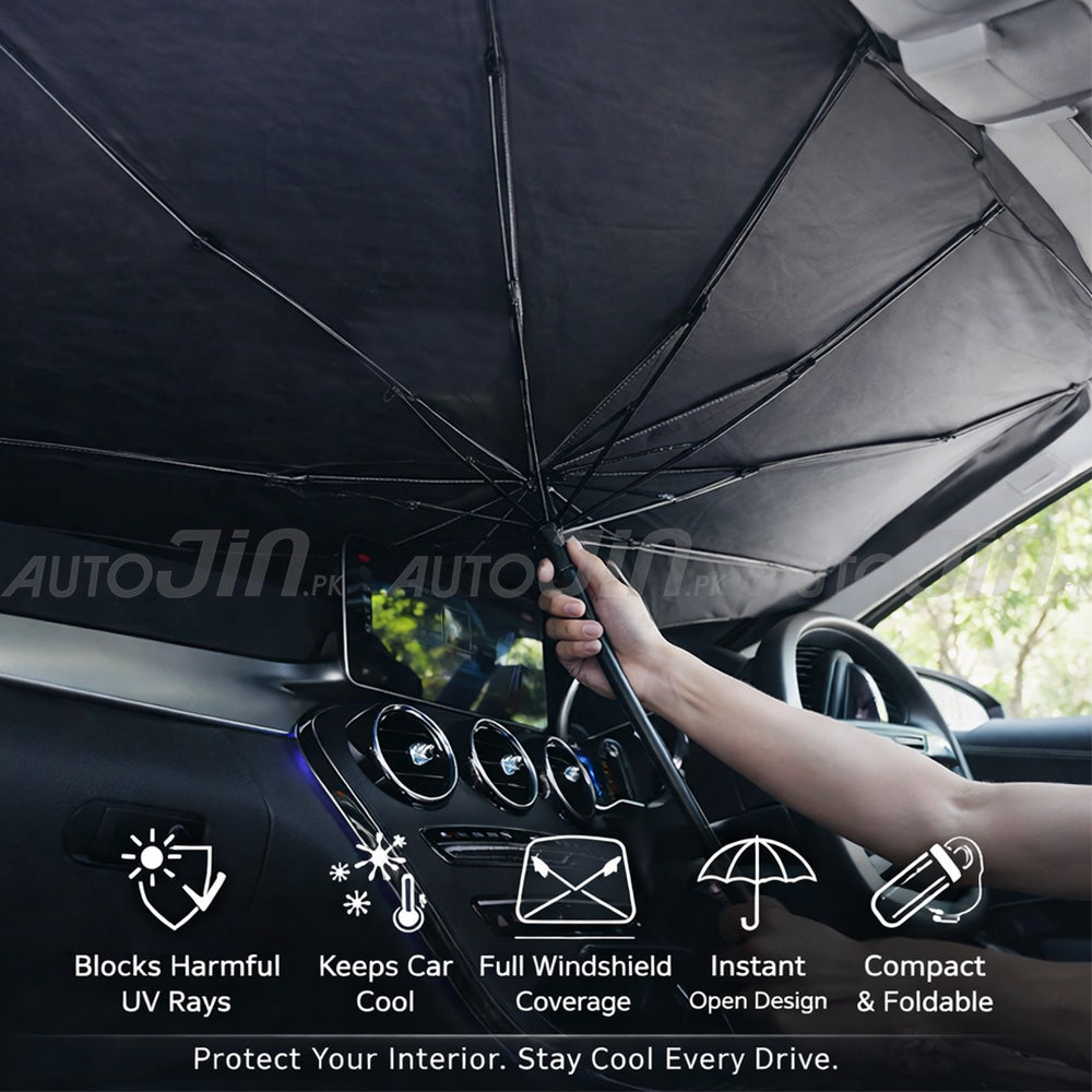 Evorlix™ Foldable Car Sunshade Umbrella