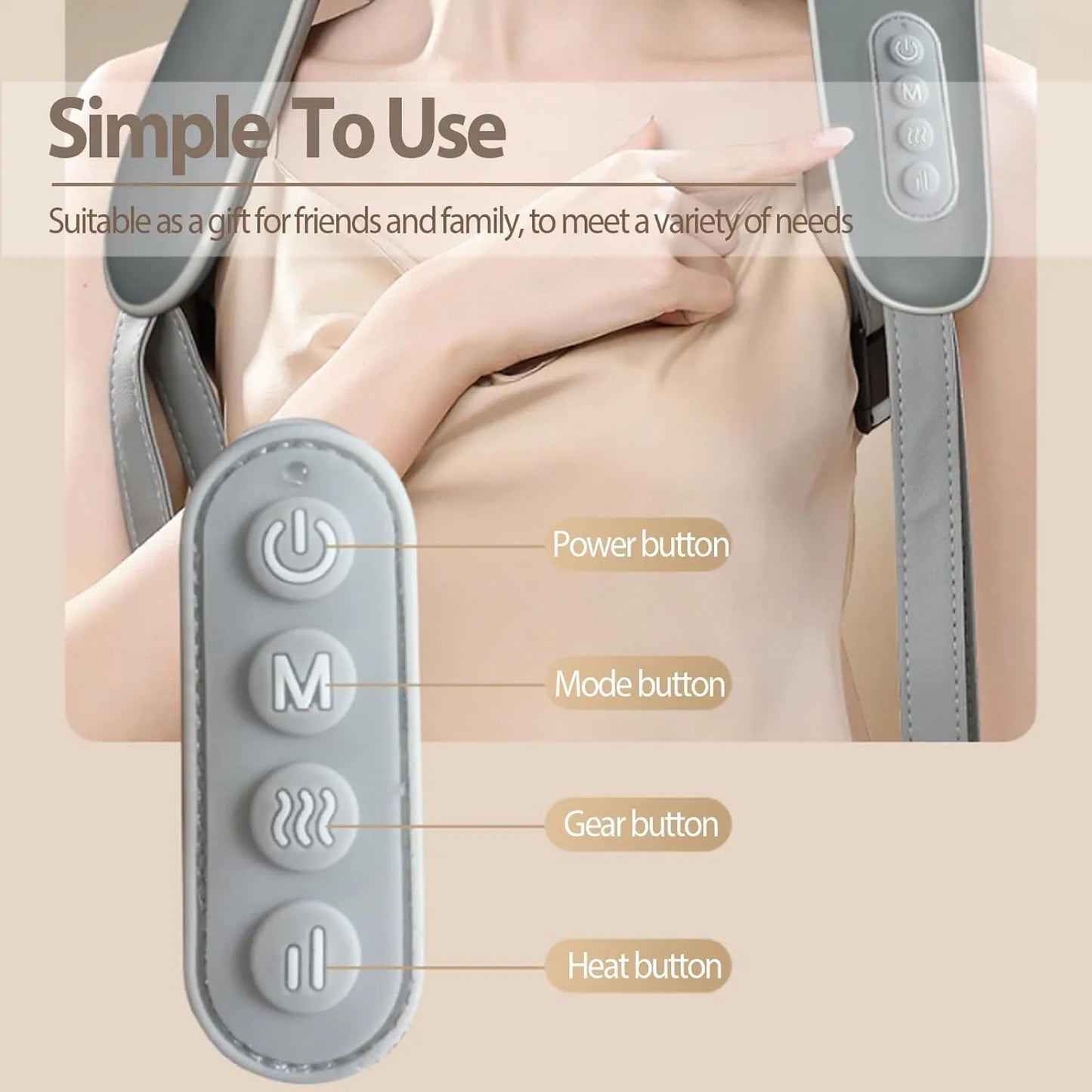 Evorlix™ Neck & Back Massager with Heat