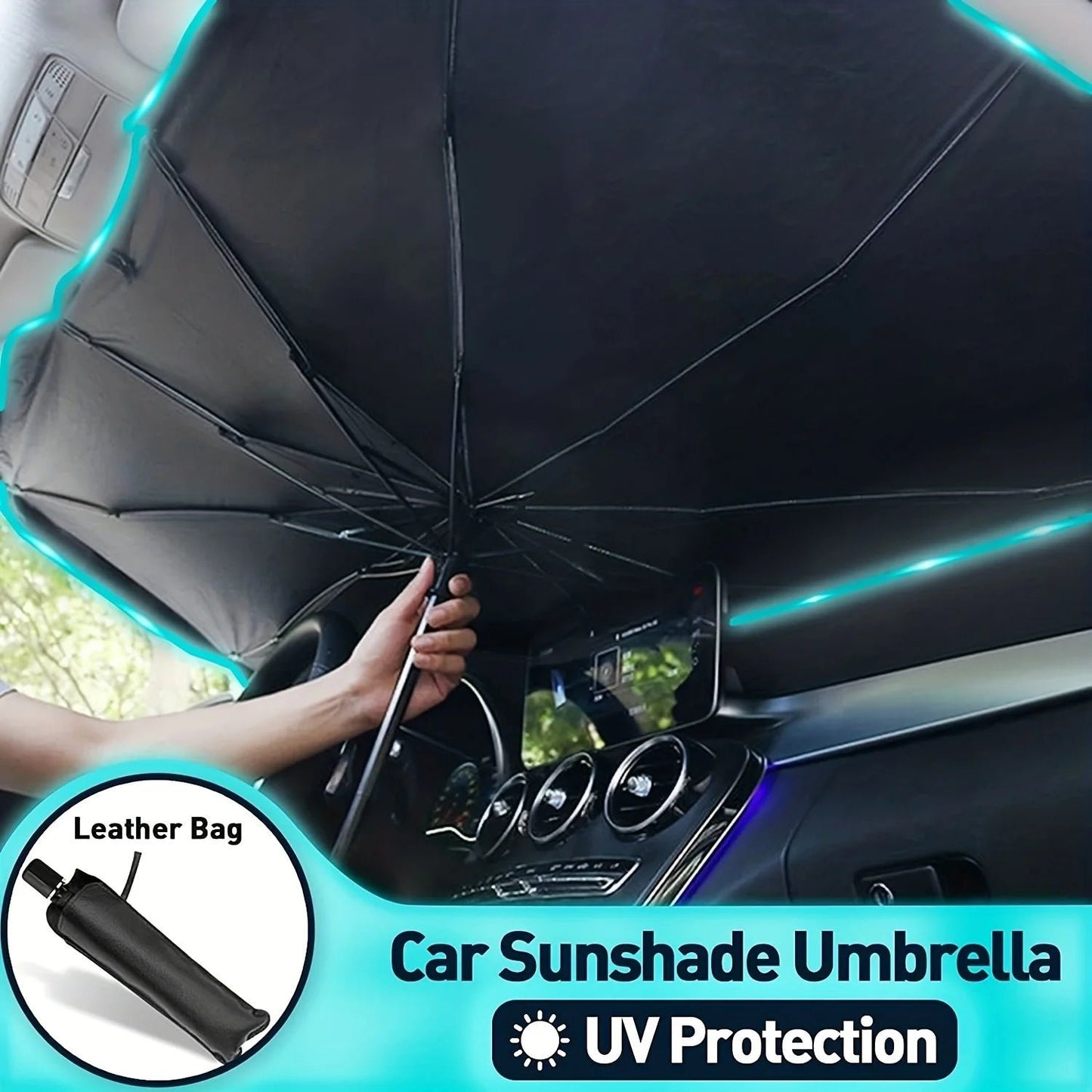 Evorlix™ Foldable Car Sunshade Umbrella