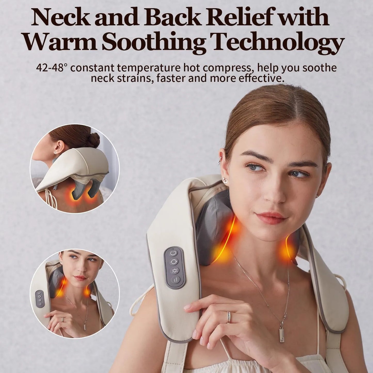 Evorlix™ Neck & Back Massager with Heat