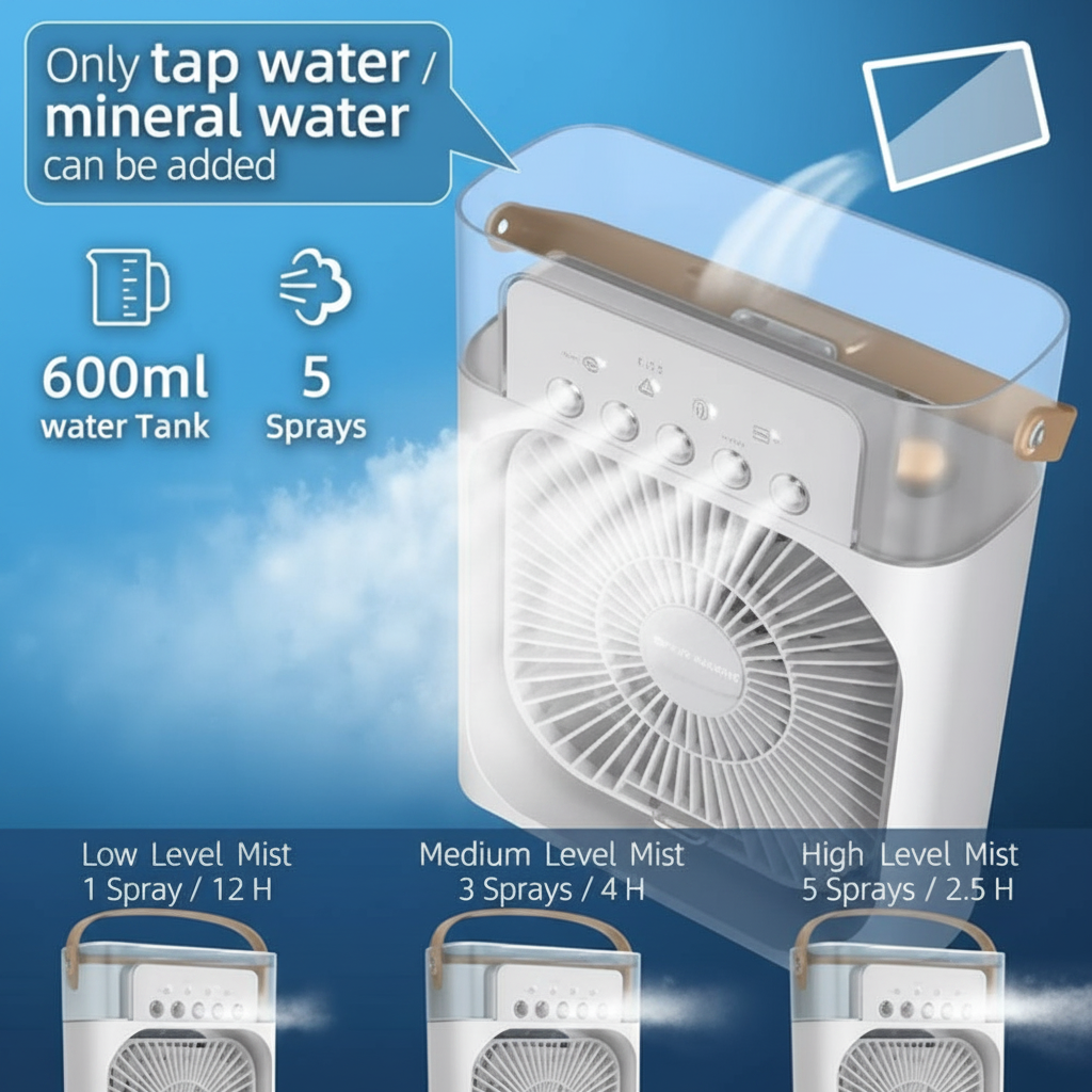 Air Cooler - Water Tank Info