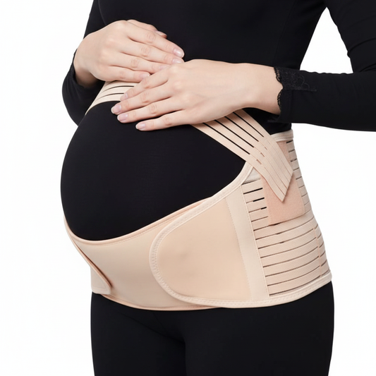 Pregnancy Belt - Beige Front